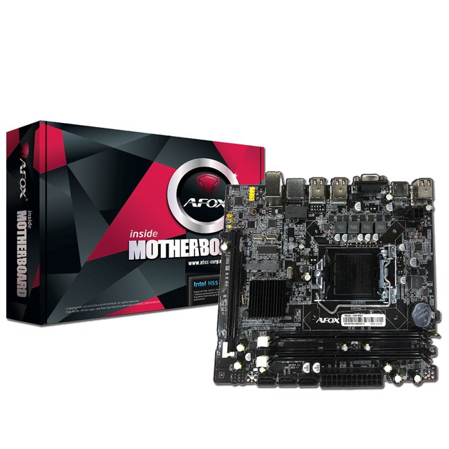 MAINBOARD AFOX H55 - Bảo Hành 36 Tháng