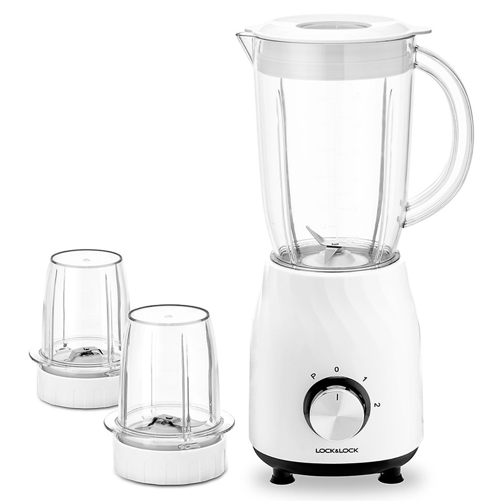 Máy Xay Sinh Tố Đa Năng Smart Blender Lock&Lock 1.2L EJM462, 350W, Bảo Hành 12 Tháng, Lưỡi Bằng Thép Không Gỉ - JoyMall