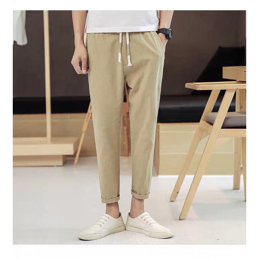 Quần kaki basic pant vải mềm mịn
