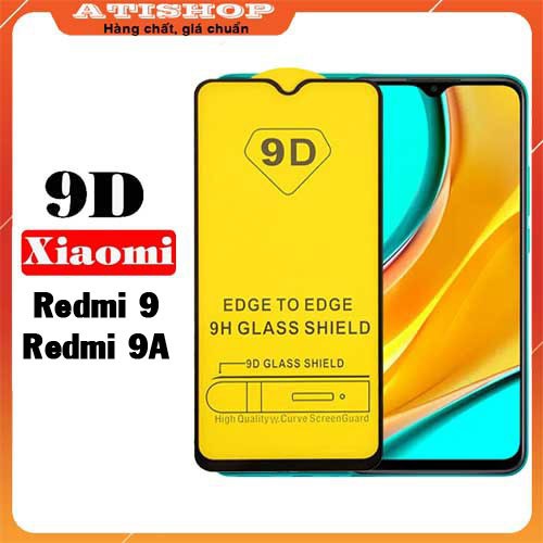 Kính Full màn 9D Xiaomi Redmi 9A