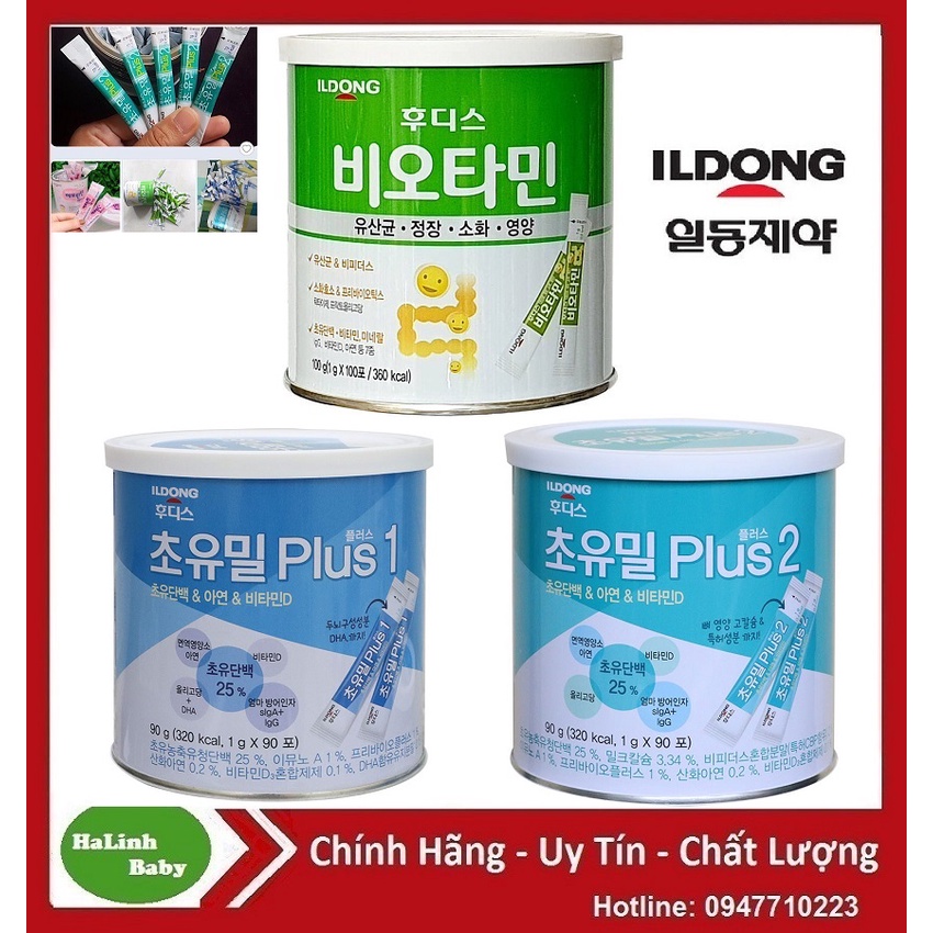 (Bán Lẻ) Sữa Non IlDong Hàn Quốc số 1,2 100g [Date 2023]