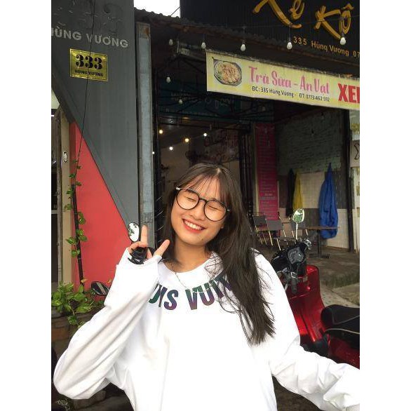 [Video Thật] Áo Sweater Nỉ Bông chất dày Unisex nam nữ Vòng Cổ Luôn Vui Tươi Phản Quang Đa Sắc Siêu Chất | BigBuy360 - bigbuy360.vn