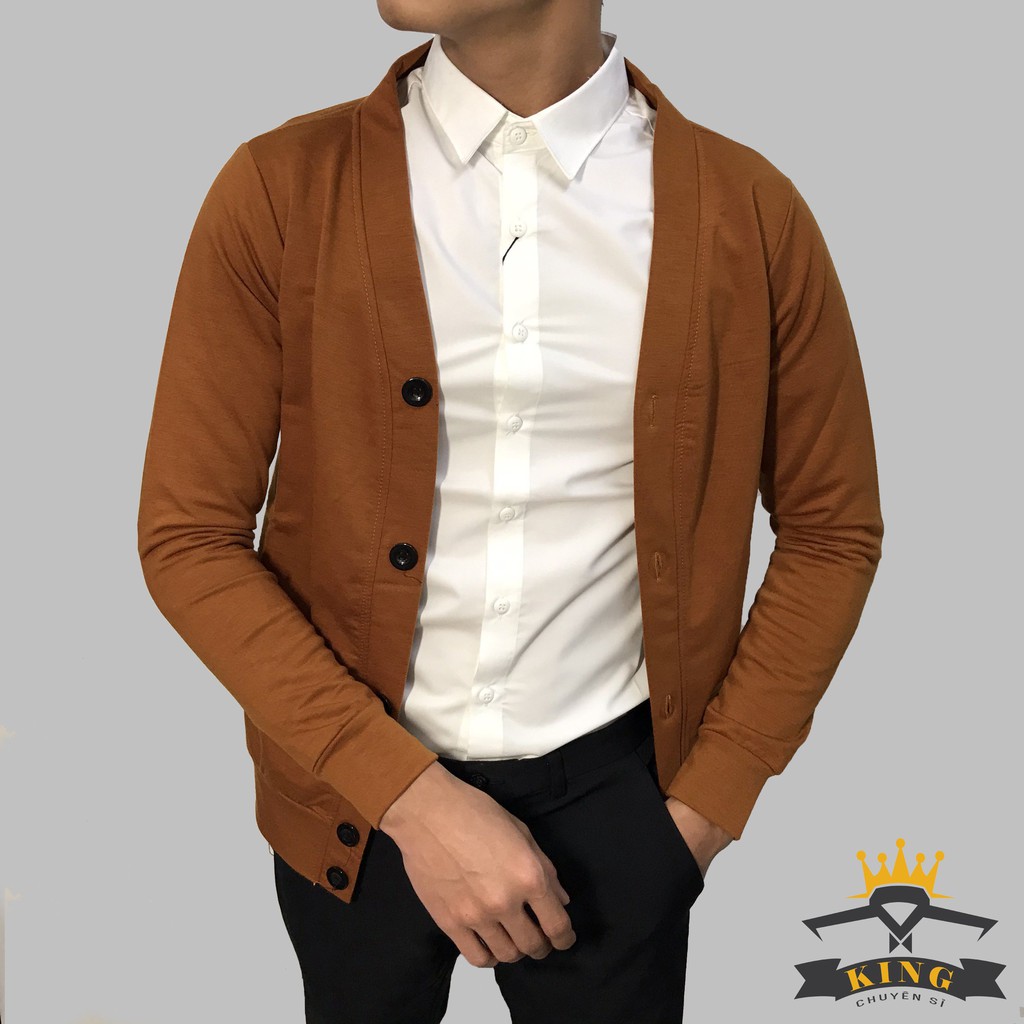 Áo khoác cardigan nam KING tay dài phong cách hàn quốc K125