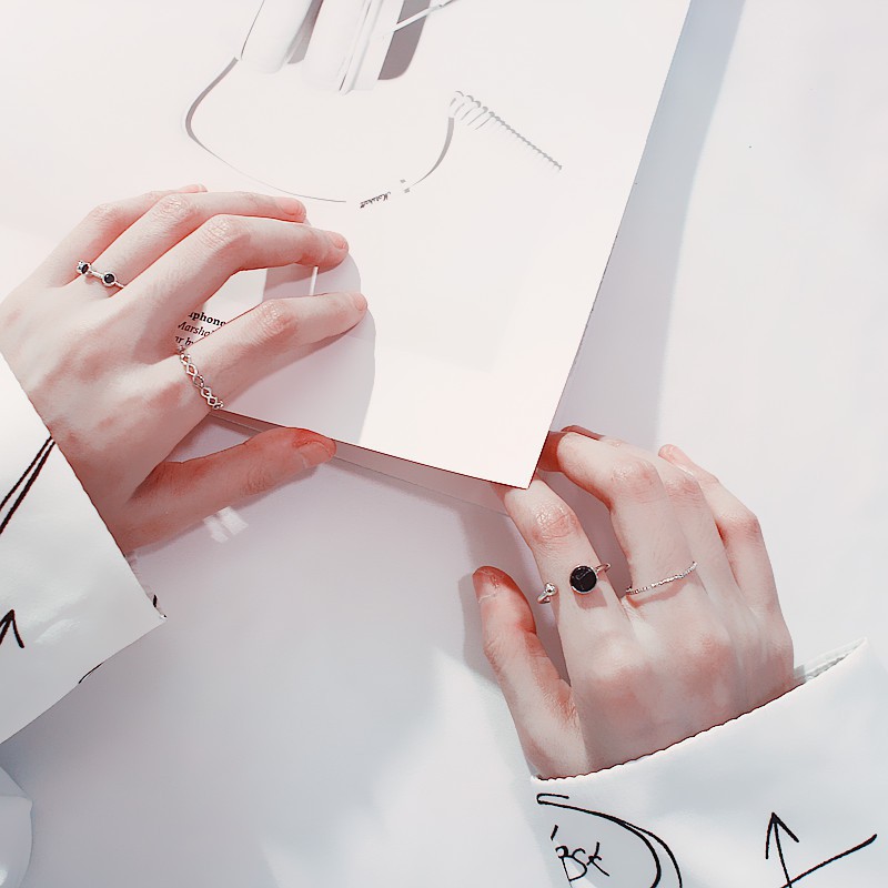 Set Nhẫn Thiết Kế Đơn Giản Thời Trang B448