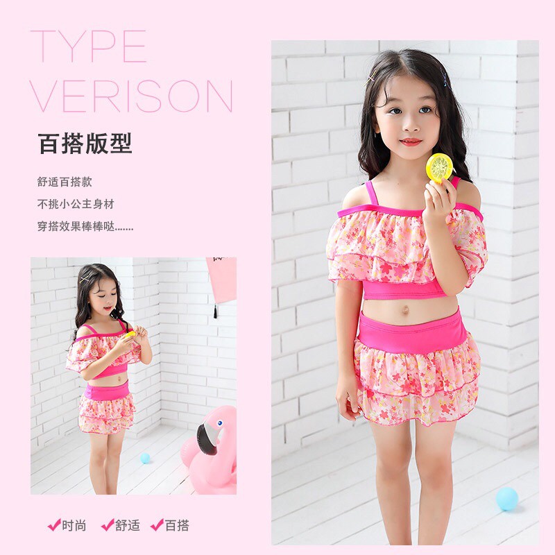 Bikini Đồ Bơi Đi Biển Áo Tắm Trẻ Em Hai Mảnh | BigBuy360 - bigbuy360.vn