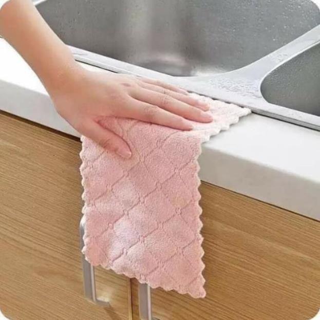 Sét 10 Khăn Lau đa năng 2 mặt thấm hút nước đa năng nhỏ gọn - Đồ dùng nhà bếp đa năng
