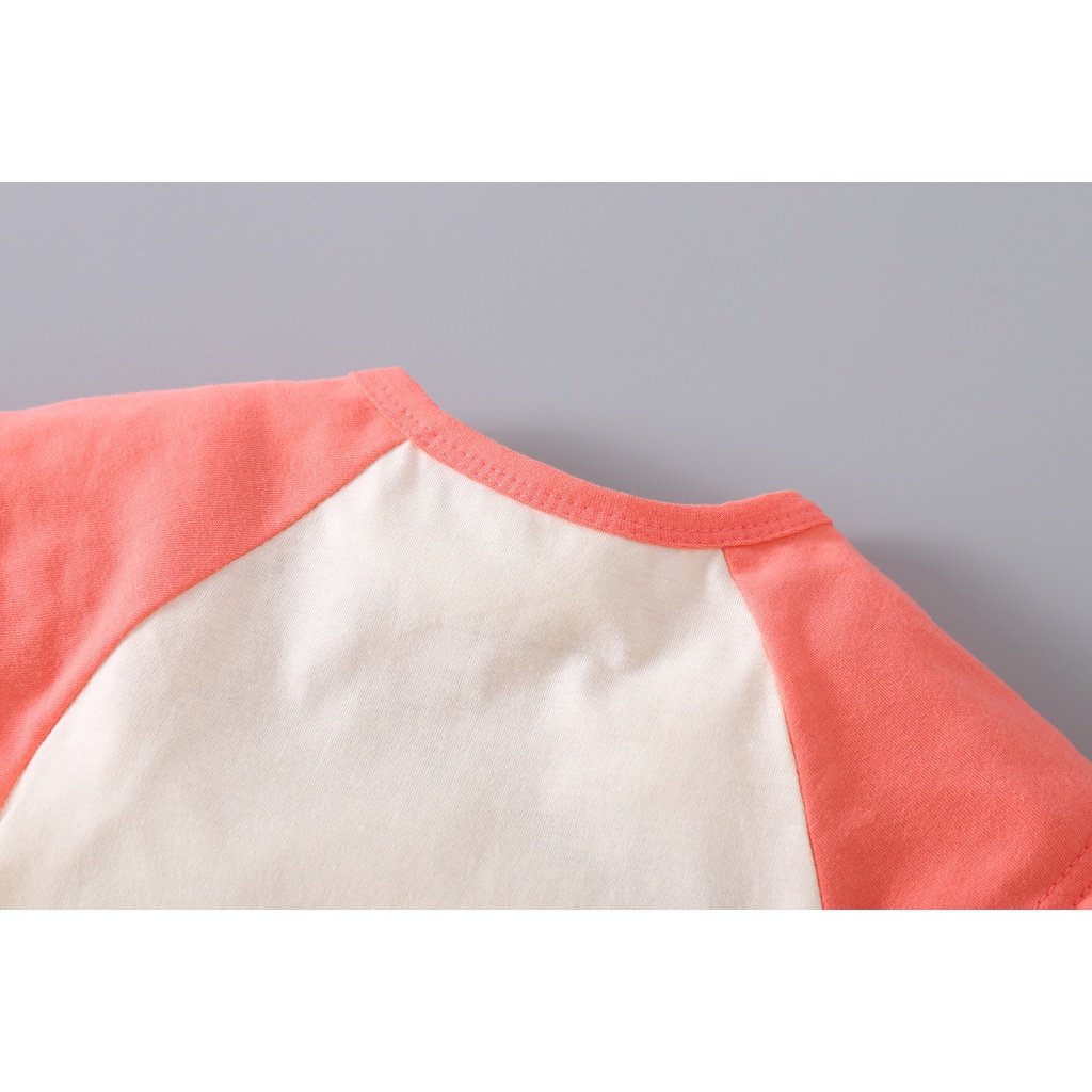 Áo Liền Quần Tay Ngắn Bằng Cotton In Họa Tiết Hoạt Hình One Piece Dành Cho Bé Trai Gái 0-24 Tháng Tuổi