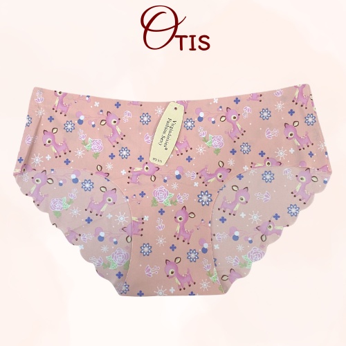 Quần Lót Su Đúc Không Đường May Họa Tiết Xinh Xắn Chất Mát Lịm Thoáng Mát OTIS - 011
