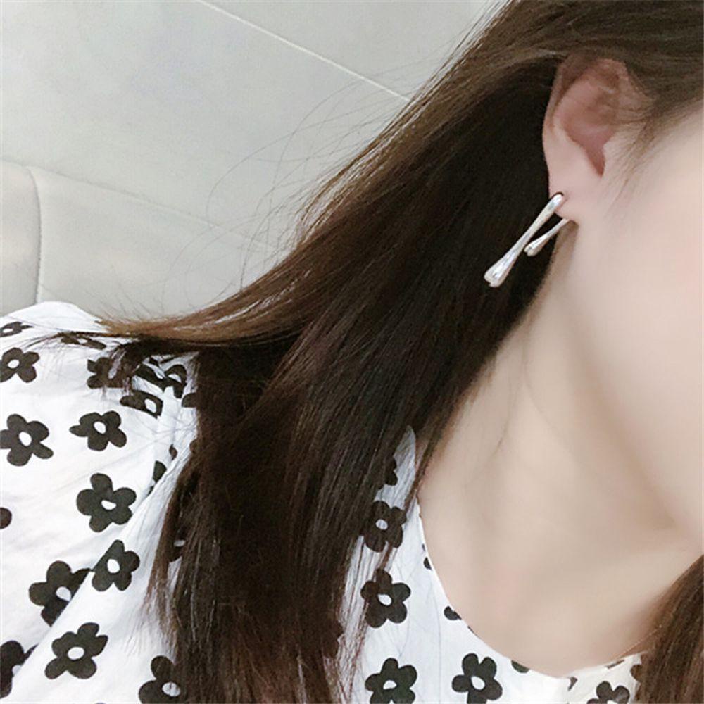 Bông Tai Thiết Kế Hình Học Phong Cách Vintage Thời Trang Dành Cho Nữ Mờ / Matte|Bông Tai Thời Trang Xinh Xắn Cá Tính Cho Nữ