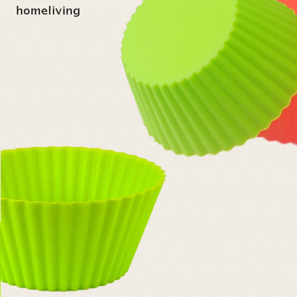 Bộ 4 Khuôn Silicone Làm Bánh Muffin Tiện Dụng