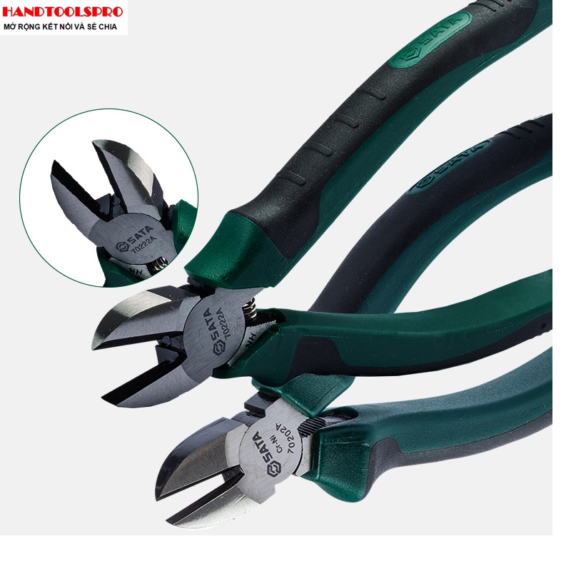 Kìm cắt cao cấp siêu bén 5"-6"-7"Sata 70202A