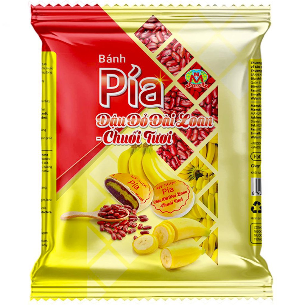 1 COMBO 4 bánh PÍA chay NGŨ CỐC bổ dưỡng - GẠO lứt YẾN MẠCH bắp, ĐẬU đỏ CHUỐI, THƠM chín CHANH tươi, KHOAI LANG TÍM