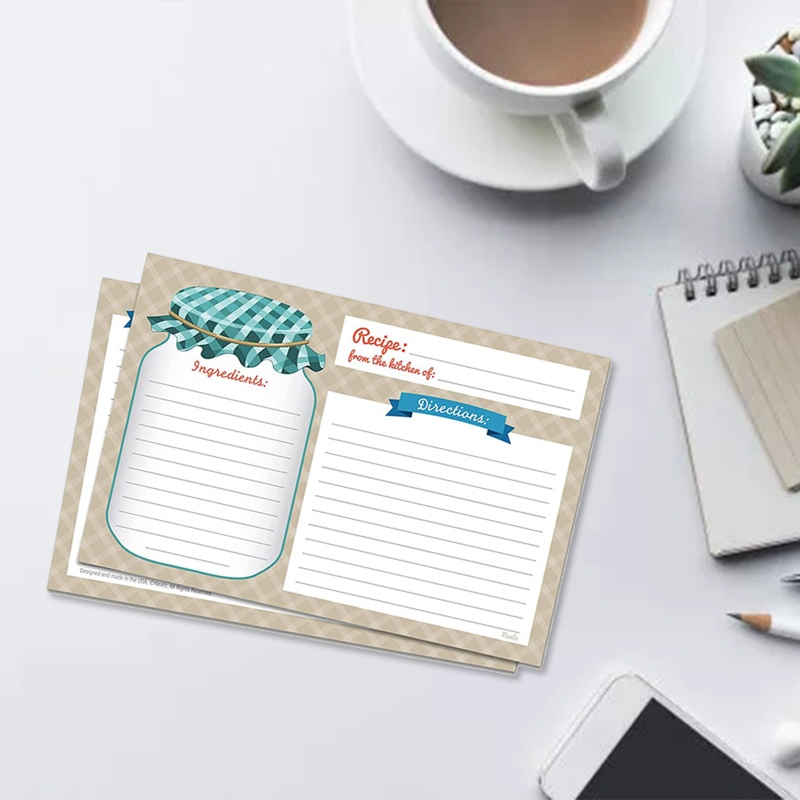 Set 25 Thẻ Ghi Thông Điệp Hai Mặt DIY Dùng Trong Nhà Bếp / Tiệc Cưới