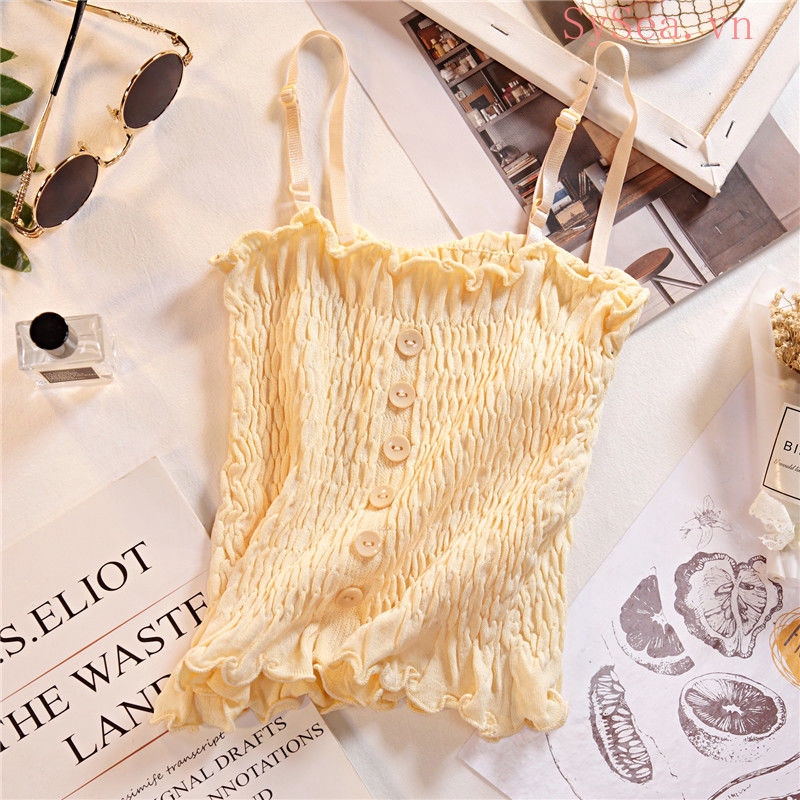 Áo Hai Dây Kiểu Hàn Quốc Cho Nữ