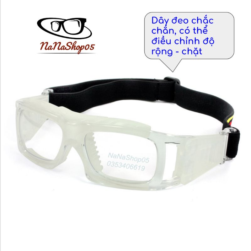 Gọng Kính Thể Thao Chịu Lực Dùng Cho Bóng Đá Bóng Rổ Có Thể Lắp Độ KTT
