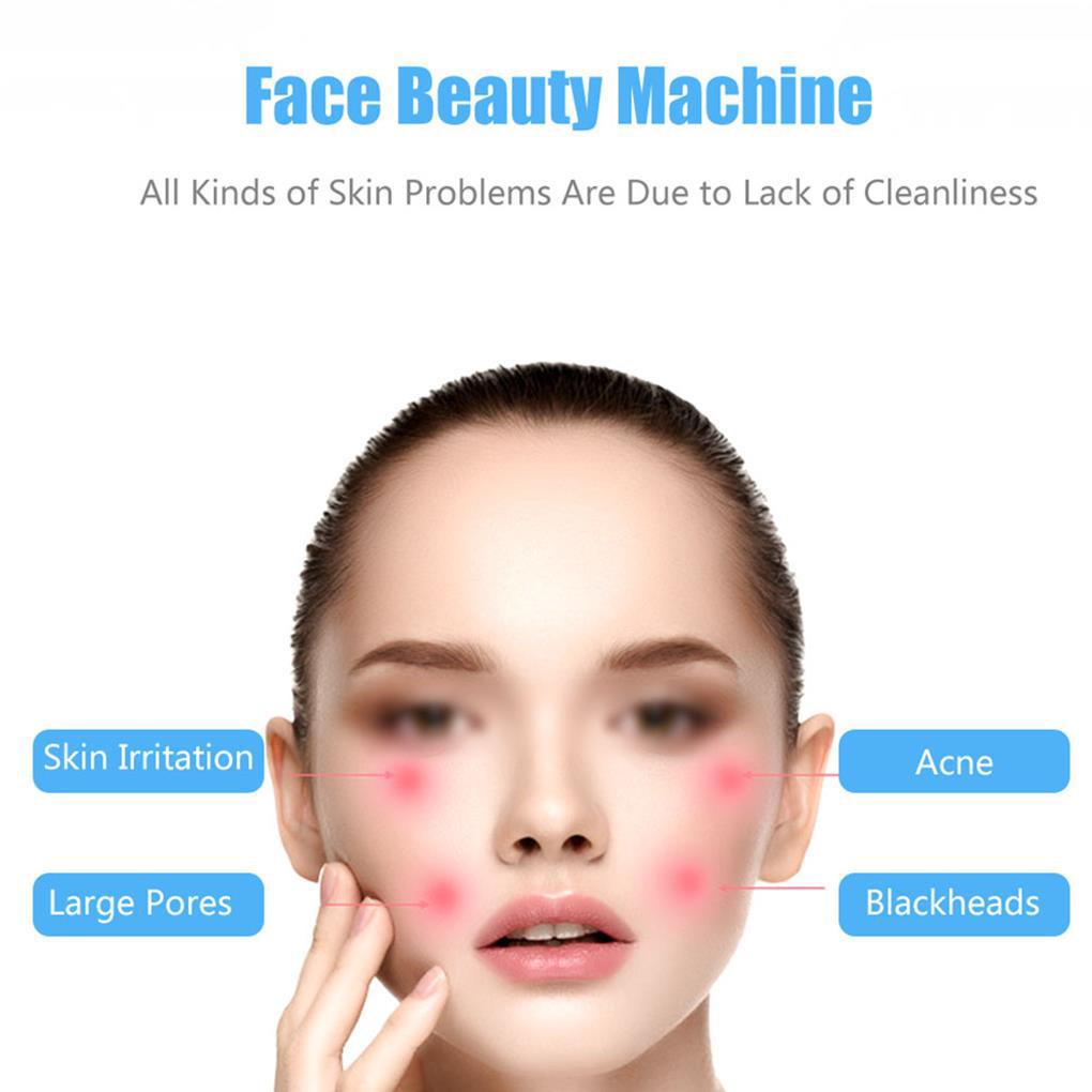 Máy Chà Rửa Mặt Mát Xa Tần Số Cao Kết Nối USB