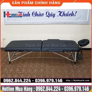 Giường massage trị liệu - spa body - phun xăm - nối mi - xếp vali chân hợp kim nhôm gấp gọn đủ phụ kiện hl2