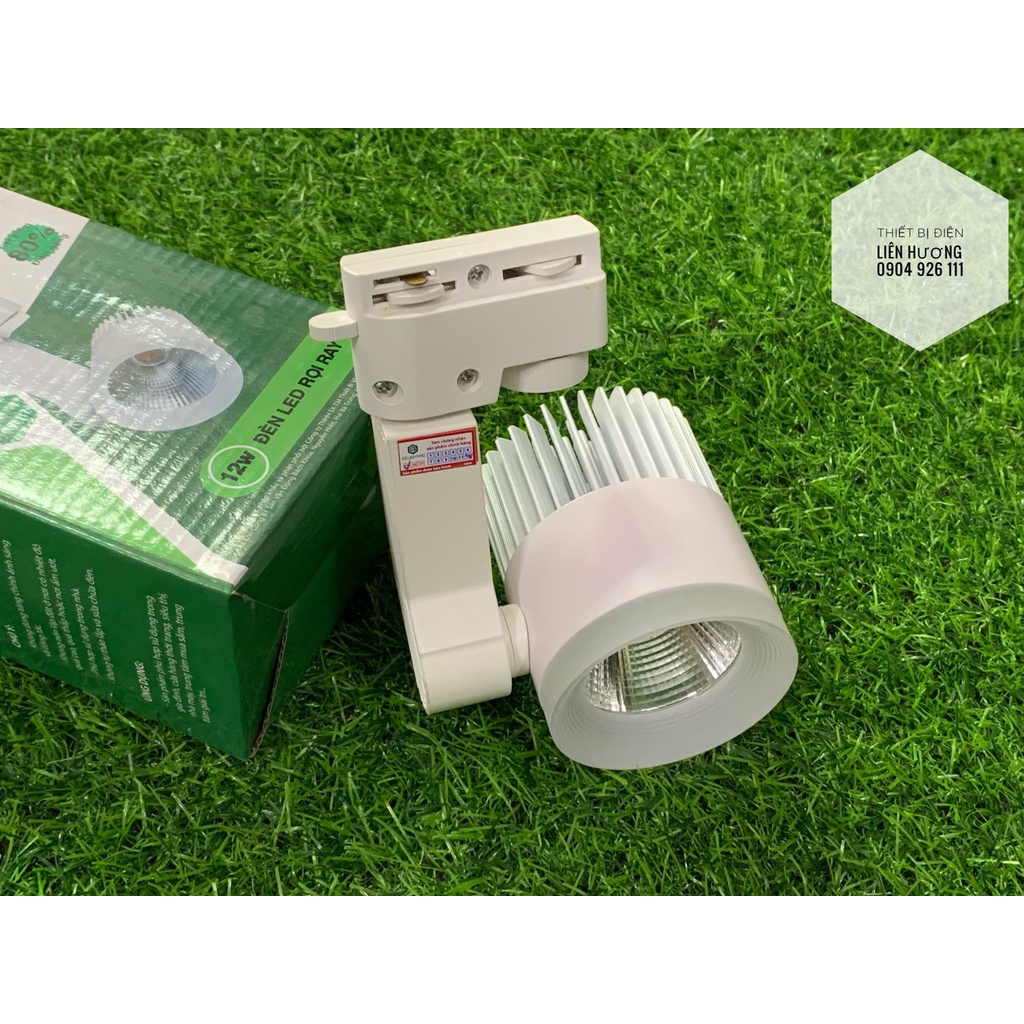 Đèn rọi ray 12W GS Lighting ánh sáng Trắng/Vàng/ Trung tính - Hàng chính hãng