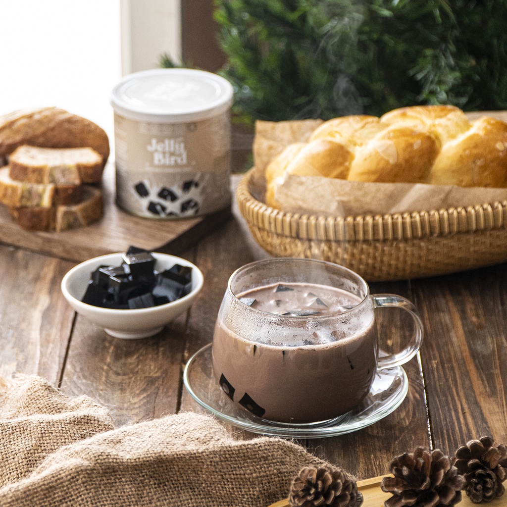 Combo6L - 6 Lon Thạch Sương Sáo Jelly Bird Bản Light - Thạch Đen Cao Bằng