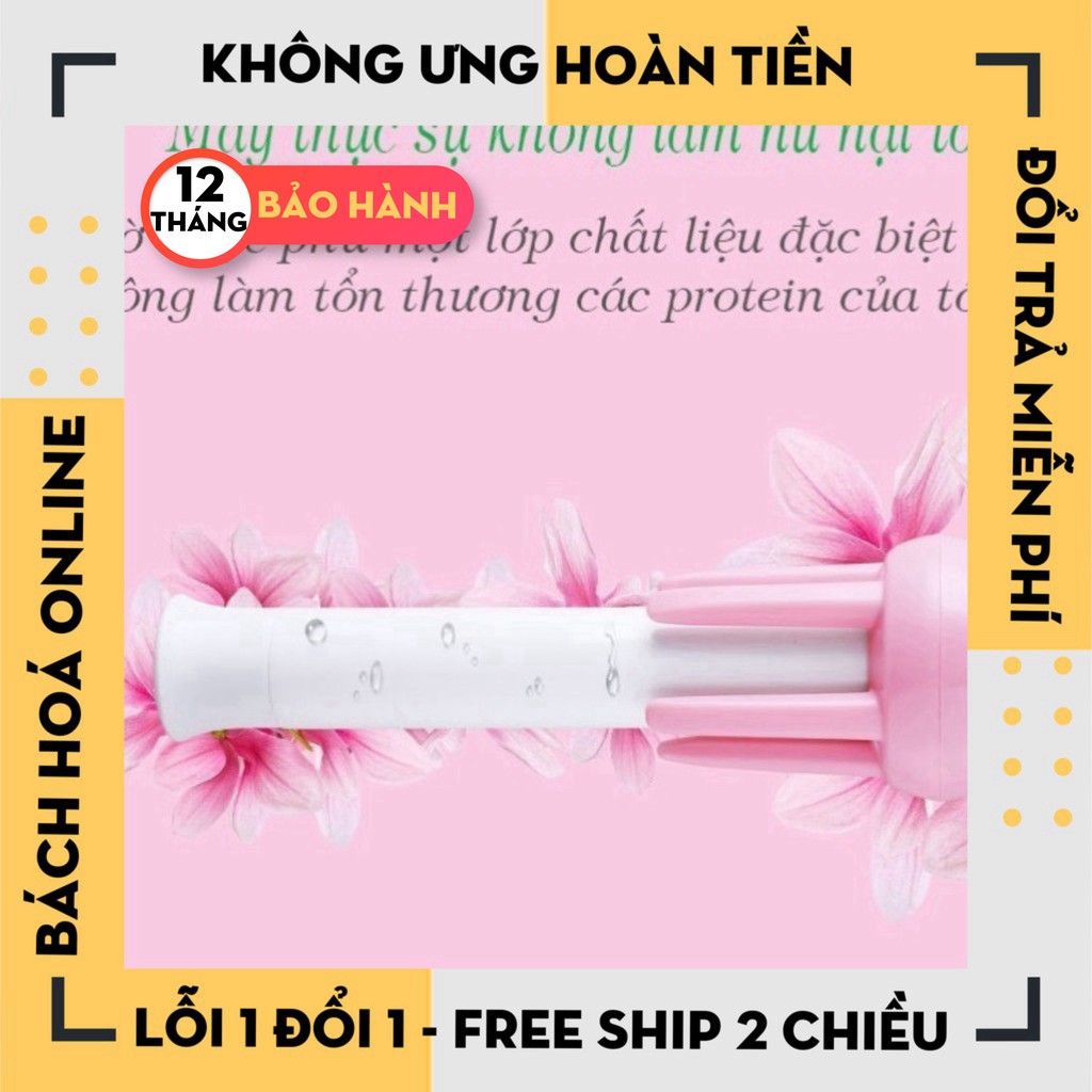 [Hàng Loại 1] Lược uốn xoăn cao cấp, máy uốn xoăn xoay tự động 360 độ đa năng