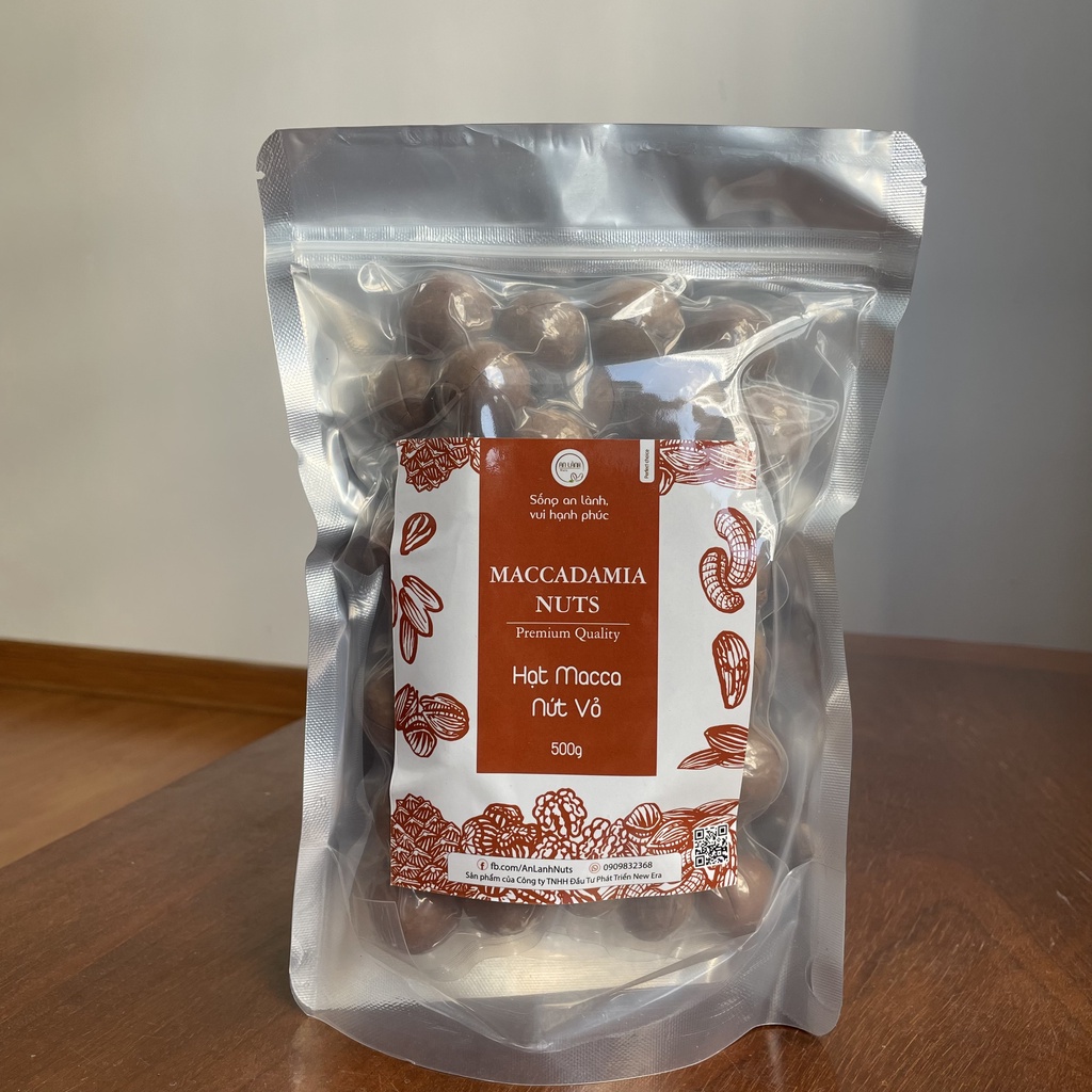 Hạt Macca Tây Nguyên nứt vỏ thơm ngon, hạt macca tách vỏ 500G size đại & trung