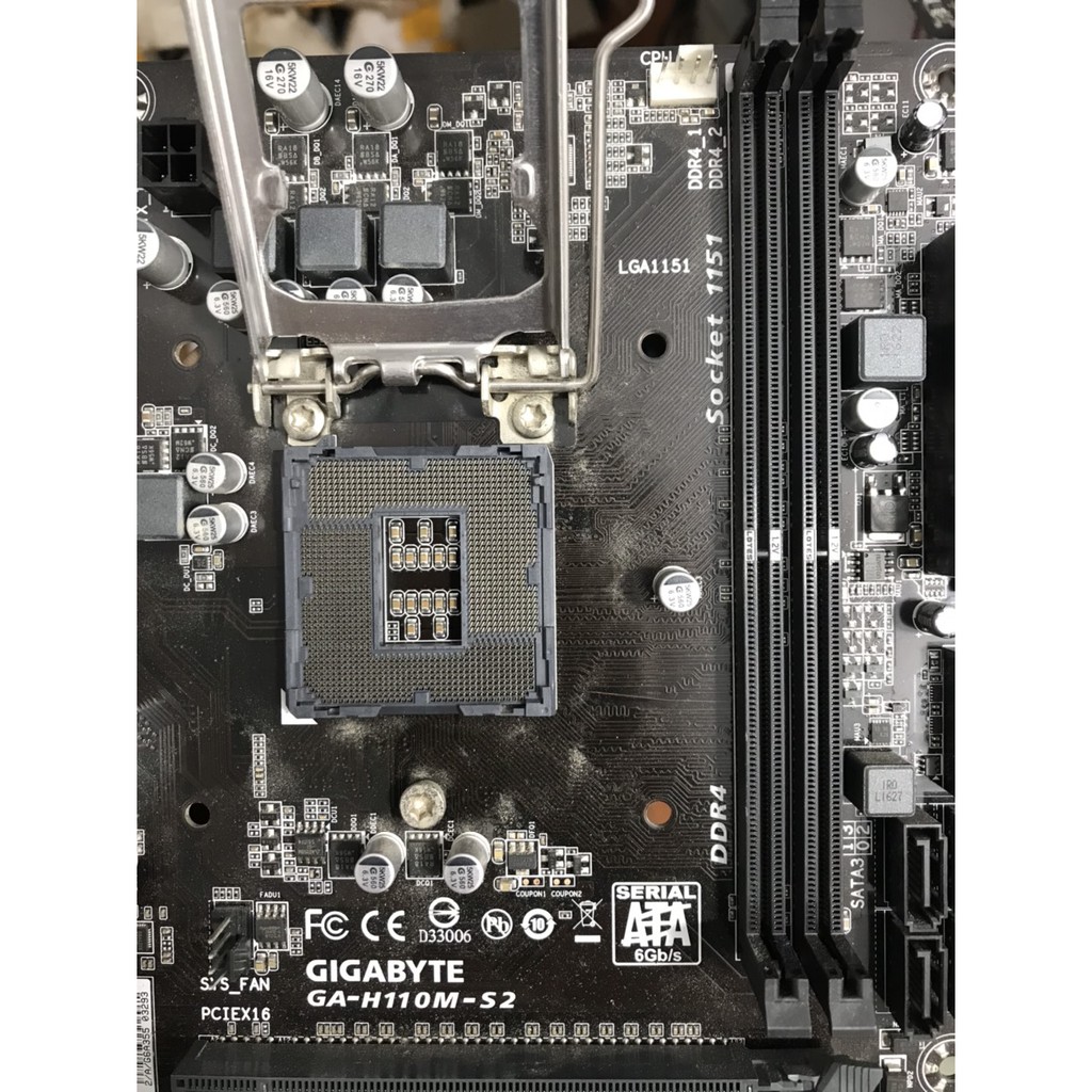 bo mạch chủ máy tính Giga H110M S2 2 khe ram ddr4 socket 1151 v1 mainboard Main PC H110 rev 1.0,cpu e5300