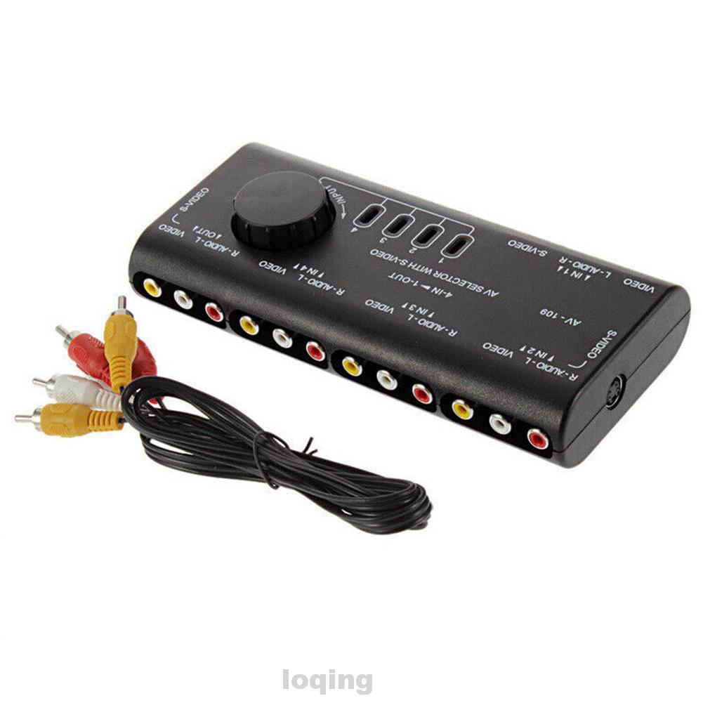 Bộ chia tín hiệu Video TV DVD 4 trong 1 dễ sử dụng | BigBuy360 - bigbuy360.vn