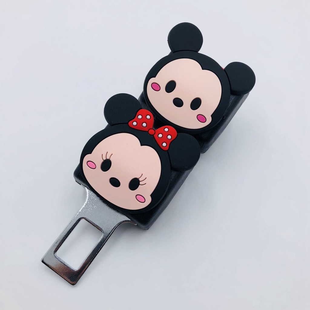 Chốt Khóa Dây Đai An Toàn Xe Hơi Hình Chuột Mickey Nhiều Họa Tiết Dễ Thương