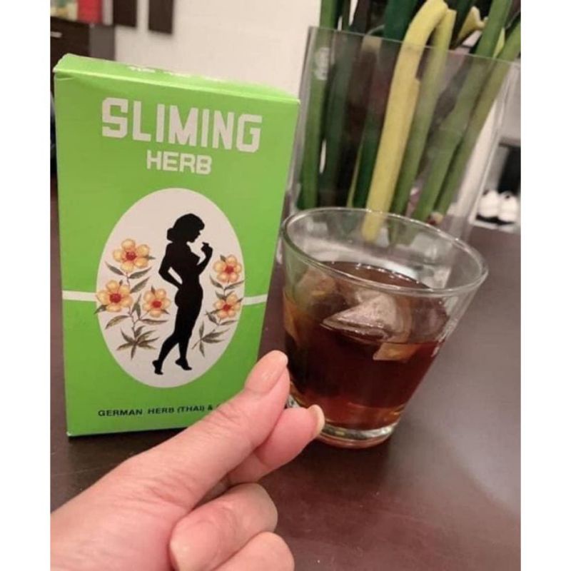 Trà giảm cân Sliming Herb Thái Lan Hộp 50 túi