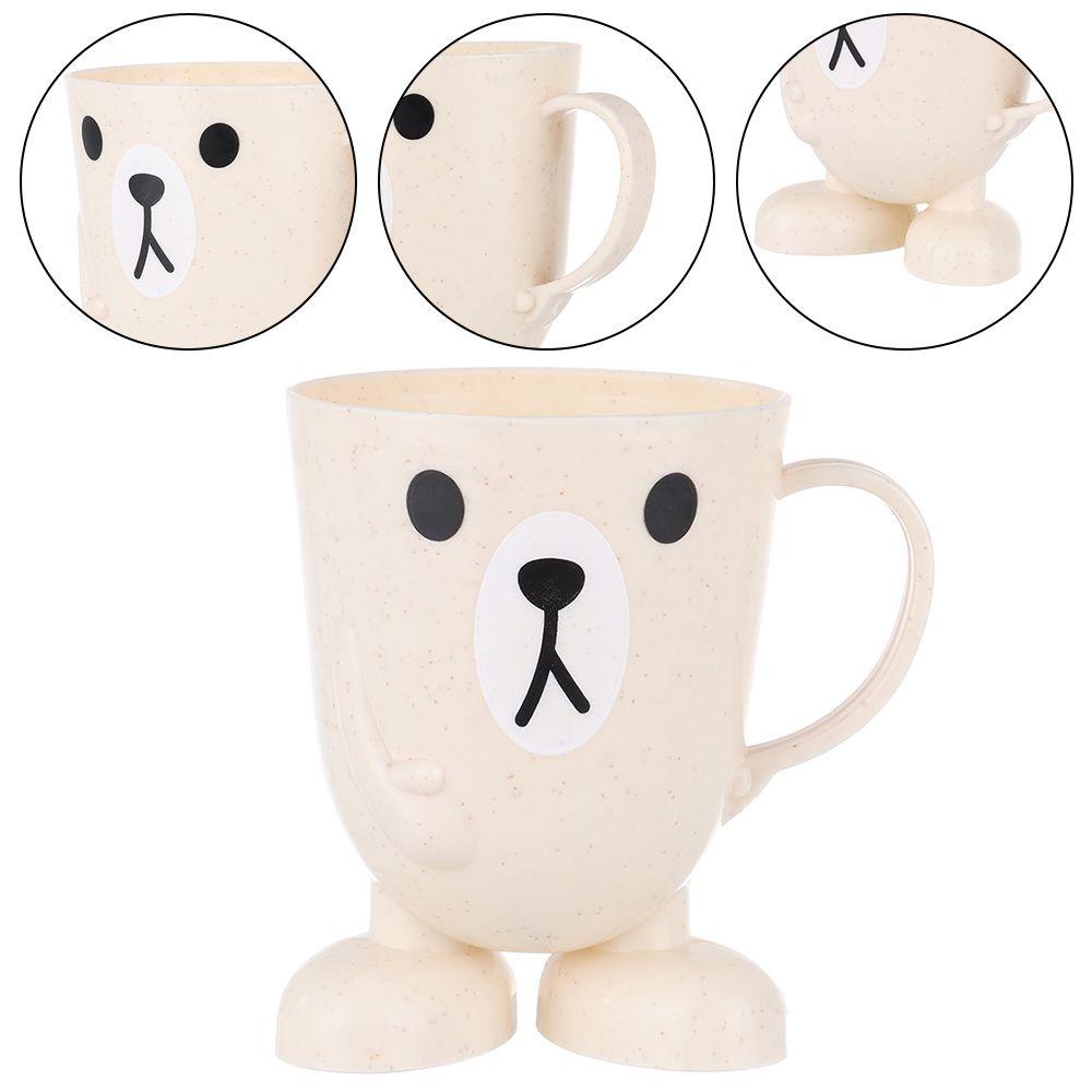 JANE Cốc Đựng Bàn Chải Đánh Răng Chống Rơi Vỡ Thiết Kế Dễ Thương Tiện