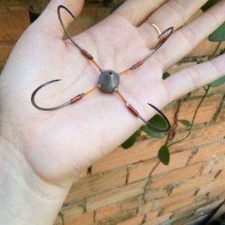 Lưỡi câu tứ tỳ chì đúc  số 10,12
