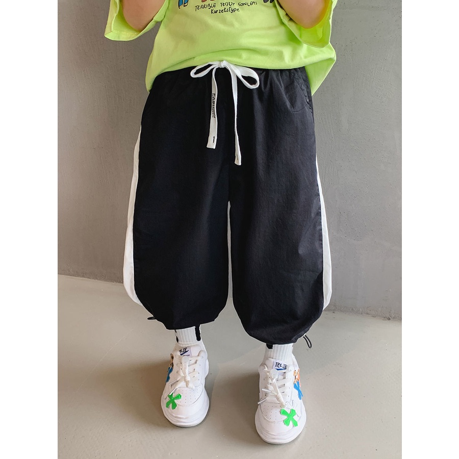 Quần Dài Tới Mắt Cá Chân Thiết Kế Mỏng Phong Cách Nhật Hàn Thời Trang Mùa Hè Hàng Mới Dành Cho Bé Trai