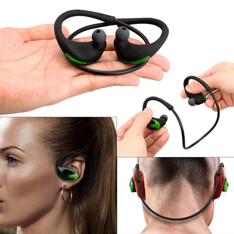 Tai nghe thể thao không dây đeo cổ kết nối Bluetooth 5.0 chống mồ hôi thời gian sử dụng dài 10 giờ