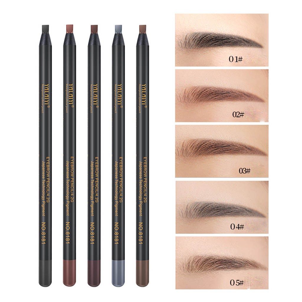 Chì xé cứng chì xé phẩy sợi YaLaiYi Make Up Milano Eyebrow Pencil chì xịn chống nước hàng nội địa Trung | BigBuy360 - bigbuy360.vn
