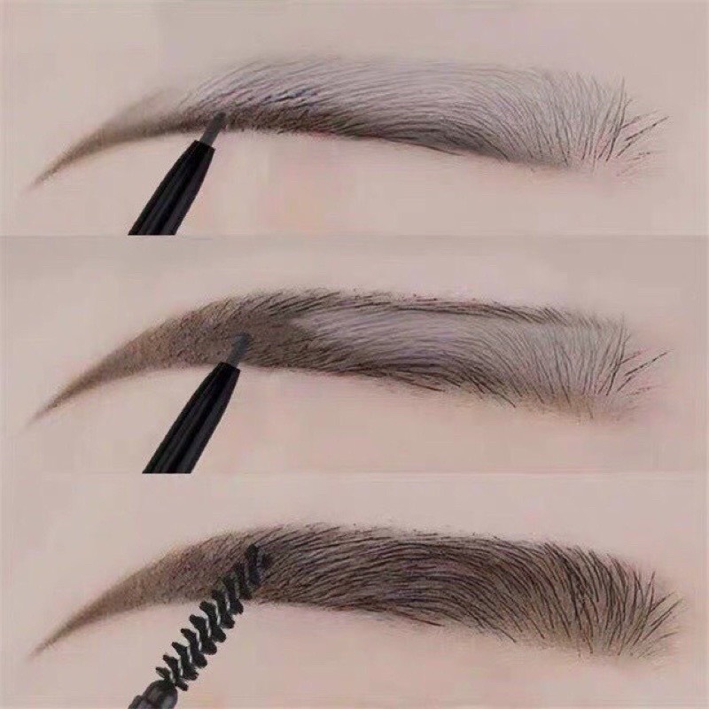 Chì Kẻ Mày 2 Đầu HOLD LIVE Slim Brow Natural Fine Eyebrow Pencil