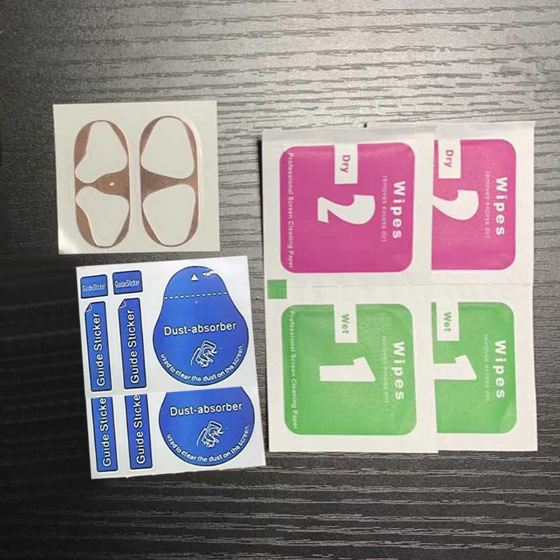 Miếng Dán Bảo Vệ Hộp Sạc Tai Nghe Chống Bụi Bằng Kim Loại