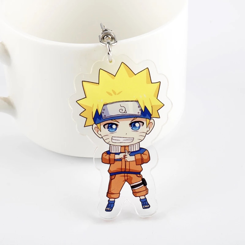 Móc Khóa Nhựa Acrylic Hình Nhân Vật Anime Naruto