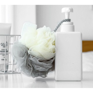 Bông tắm lưới tròn tạo bọt - Bông tắm tròn nhỏ gọn treo trong nhà tắm