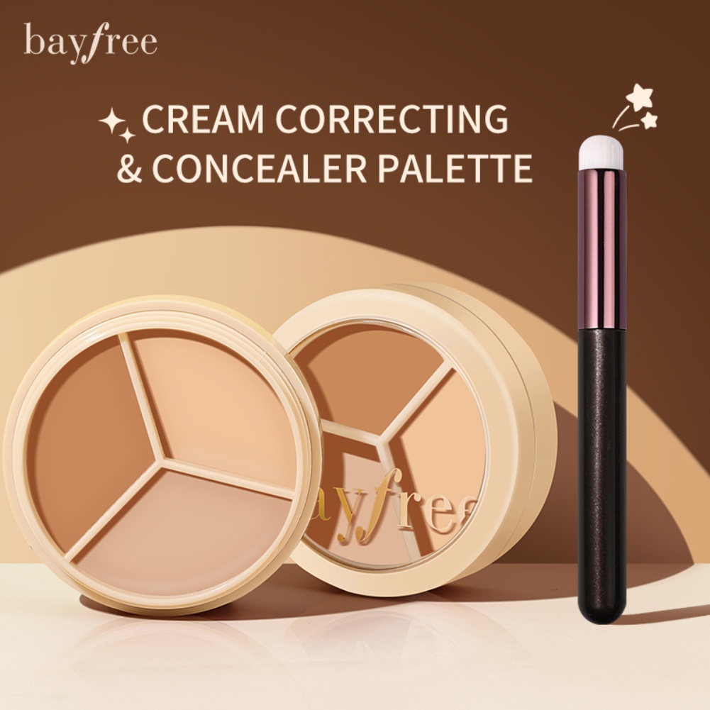 ANNIES Bayfree Kem Nền Che Khuyết Điểm 3 Màu Cho Các Đốm Mụn Chống Nước Trang Điểm