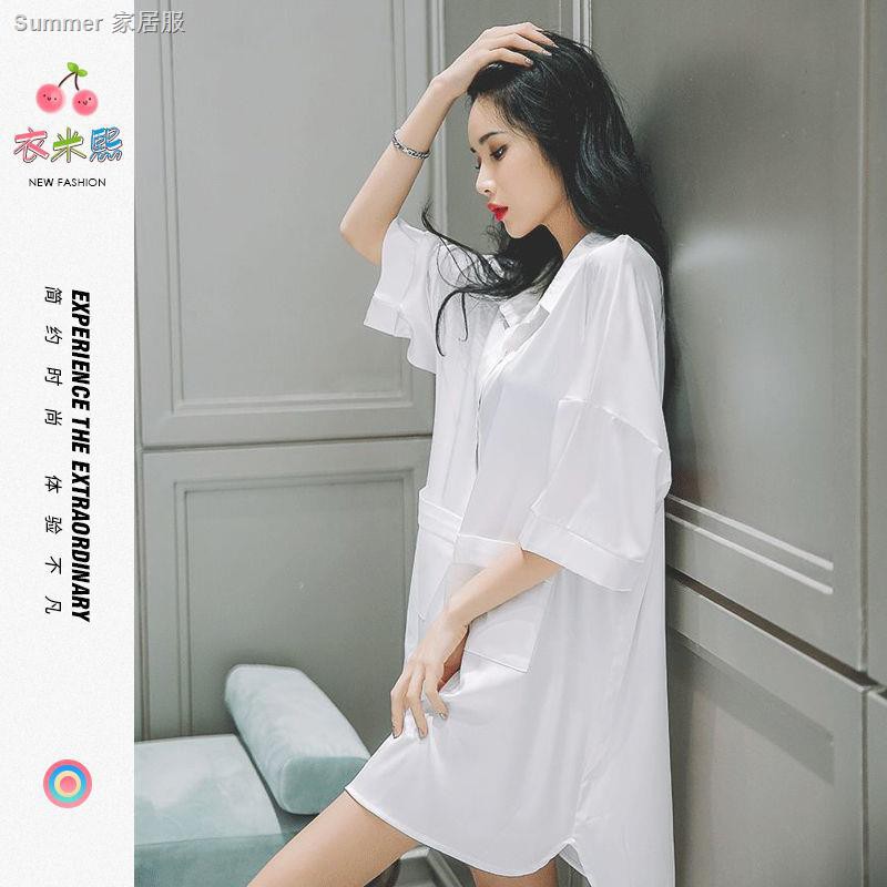 Đầm ngủ vải lụa lạnh mỏng thời trang nữ quyến rũ 2021 | BigBuy360 - bigbuy360.vn