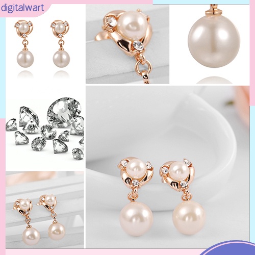 Hoa tai nữ mạ vàng 9k đính ngọc thời trang