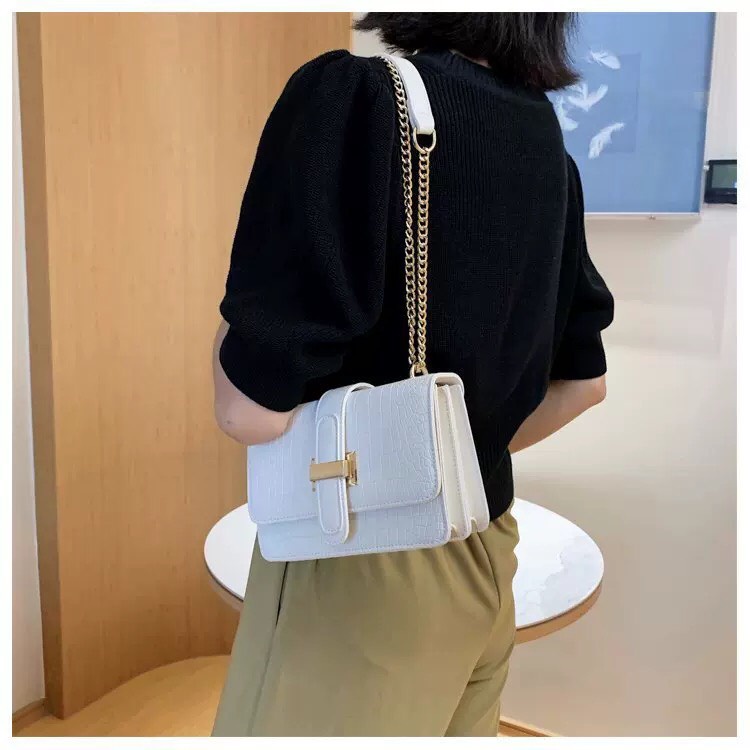 Túi xách nữ ✨ 𝑭𝑹𝑬𝑬𝑺𝑯𝑰𝑷✨Túi đeo chéo nữ thời trang có dây xích độc đáo phong cách HQ trẻ trung