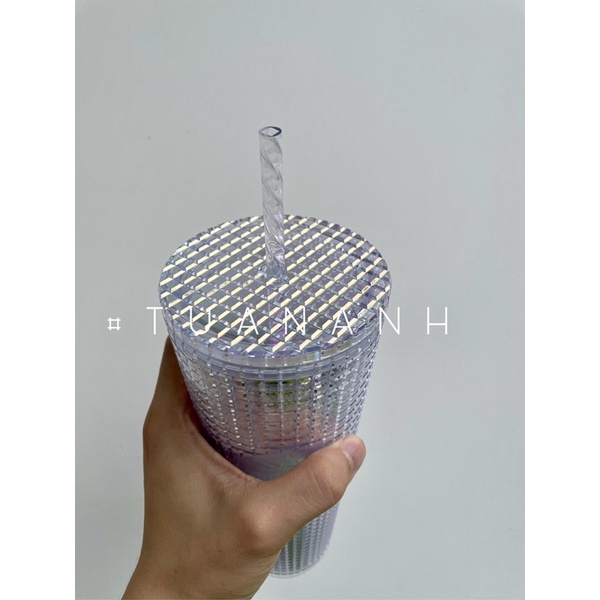 Ly Starbucks Studded Grid 2021 709ml - Studded Cup 24oz