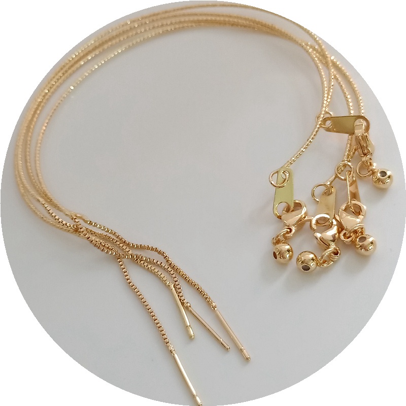 Vòng tay Vòng Đeo Tay Có Thể Điều Chỉnh Nâng Cấp Bằng Đồng 14K Màu Vàng Kim Hình Hoa Có Thể Điều Chỉnh Được