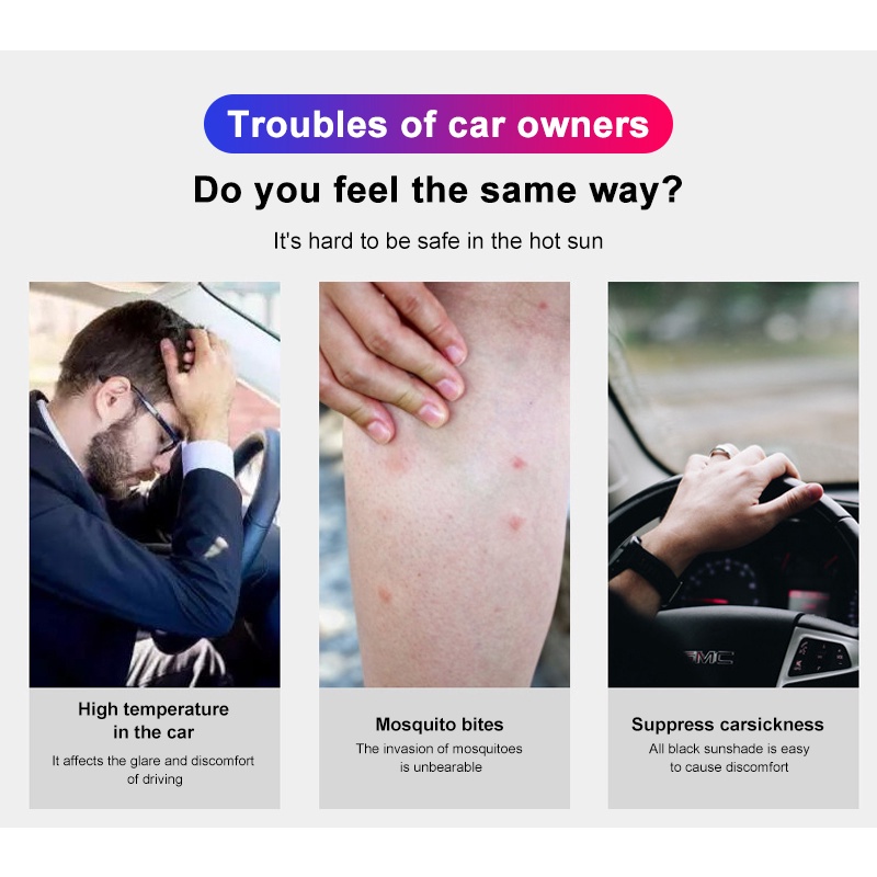 Tấm Che Nắng Từ Tính Chống Tia UV Cho Cửa Sổ Xe Hơi