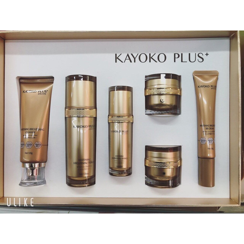 Bộ Mỹ Phẩm Kayoko Plus+ 6 in 1 Màu Vàng