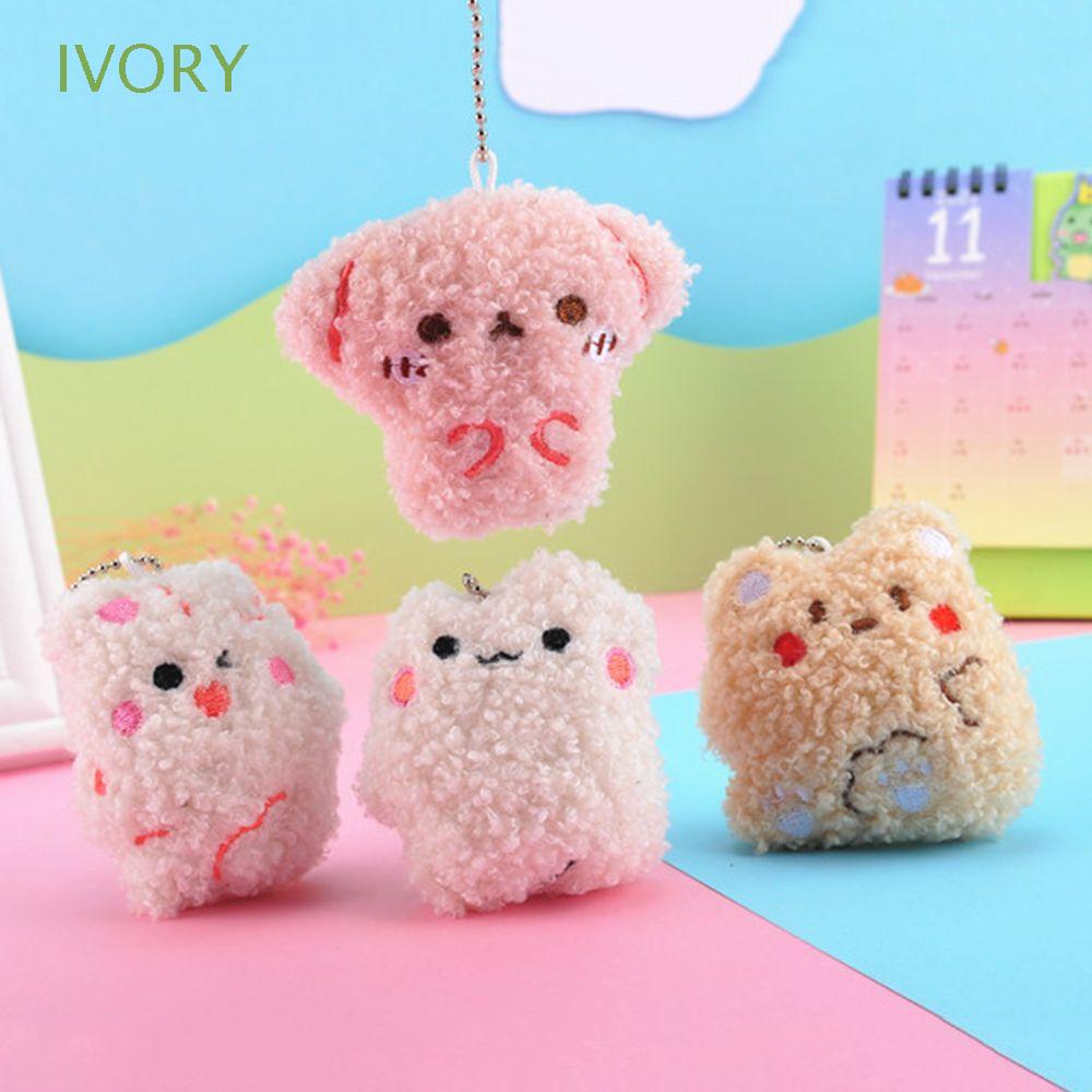 Móc khóa kiểu gấu bông mini đáng yêu