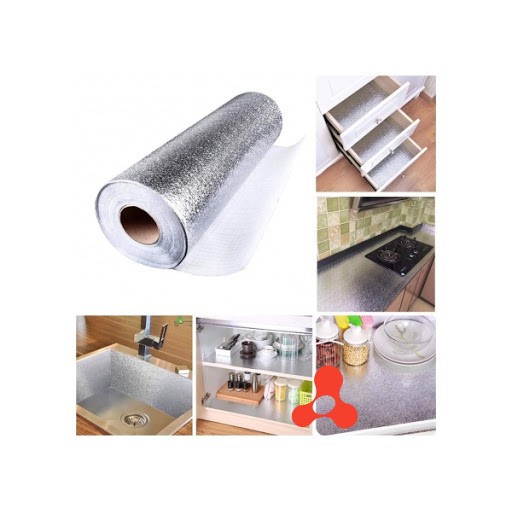 Giấy bạc dán tường bếp