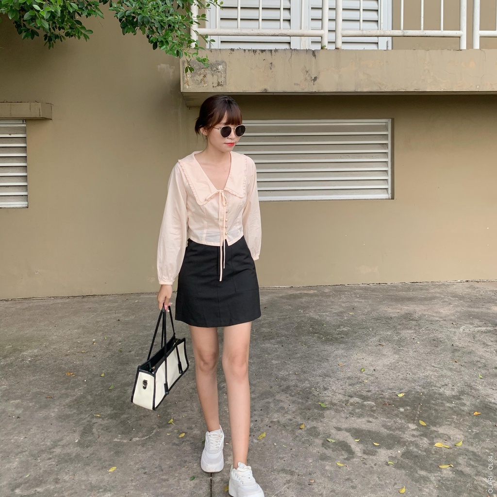 Chân Váy Chữ A OLARI Có May Túi Nổi - OL34 - Eris Skirt