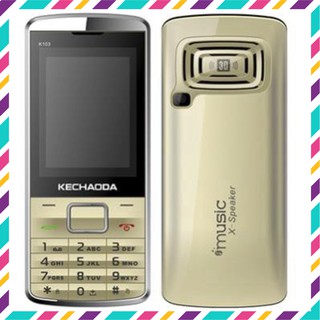 [TBinh]  Điện thoại loa to KECHAODA K103 - 2 SIM - Pin trâu, điện thoại kechaoda K103, Bảo hành 12 tháng, 1 đổi 1 nakha